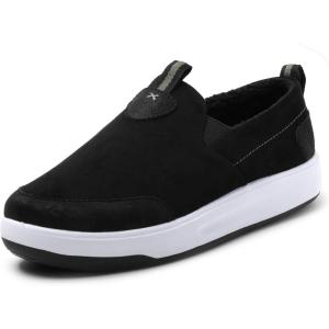 imageDearfoams Mens Cypress Water Resistant SlipOn Comfort SneakerBlack