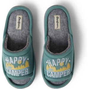 imageDearfoams Womens Lennox IndoorOutdoor Camping Summer Slide SlipperGreen