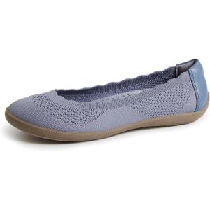 imageDearfoams Womens Lightweight Washable Comfort Misty Ballet FlatsFlintstone