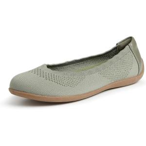 imageDearfoams Womens Lightweight Washable Comfort Misty Ballet FlatsMoss