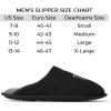 imageDearfoams Mens Groom ampamp Groomsmen Giftable Wedding Day Scuff SlipperGroom Black