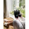 imageDearfoams Mens Groom ampamp Groomsmen Giftable Wedding Day Scuff SlipperGroom Black