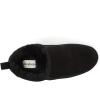 imageDearfoams Mens Suede Closed Back SlipperBlack