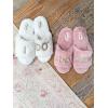 imageDearfoams Womens Bride and Bridesmaid Gifts I Do Crew Matching Bridal Slippers for Wedding and Bachelorette PartyBride I Do