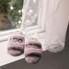 imageDearfoams Womens Bride and Bridesmaid Gifts I Do Crew Matching Bridal Slippers for Wedding and Bachelorette PartyI Do Crew Lavender