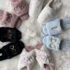 imageDearfoams Womens Bride and Bridesmaid Gifts I Do Crew Matching Bridal Slippers for Wedding and Bachelorette PartyI Do Crew Lavender