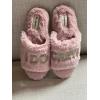 imageDearfoams Womens Bride and Bridesmaid Gifts I Do Crew Matching Bridal Slippers for Wedding and Bachelorette PartyI Do Crew Pale Mauve