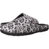 imageDearfoams Womens Df Velour Clog SlipperGrey Leopard