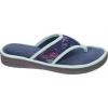 imageDearfoams Womens Mesh Thong Slippers Small Indigo