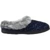 imageDearfoams Womens Spacedye Cable Knit Clog SlipperPeacoat