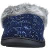 imageDearfoams Womens Spacedye Cable Knit Clog SlipperPeacoat