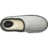 imageDearfoams womens Cable Quilt Bound ClogLight Heather Grey