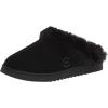 imageDearfoams Mens Suede Closed Toe Scuff SlipperBlack