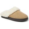 imageDearfoams Mens Suede Closed Toe Scuff SlipperDesert