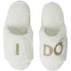 imageDearfoams Womens Bride and Bridesmaid Gifts I Do Crew Matching Bridal Slippers for Wedding and Bachelorette PartyBride I Do