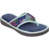 imageDearfoams Womens Mesh Thong Slippers Small Indigo