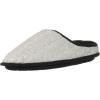 imageDearfoams womens Cable Quilt Bound ClogLight Heather Grey