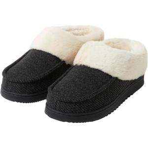 imageDearfoams Ladies Slipper with Memory FoamBlack