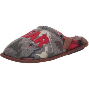 imageDearfoams Womens Alpine Print Family Mood Bear Scuff SlipperHoney Bear