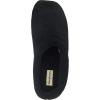 imageDearfoams Mens Microfiber Terry Clog with Memory Foam Slippers Medium Black