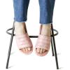 imageDearfoams Womens Gemini Wave Eva Slide SlipperPink Bisque