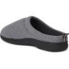 imageDearfoams Womens Nathan Waffle Knit Clog SlipperDark Heather Grey