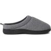 imageDearfoams Womens Nathan Waffle Knit Clog SlipperDark Heather Grey
