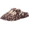 imageDearfoams Womens Lil Bear Adult Clog SlipperLeopard