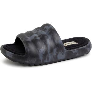 imageDearfoams Womens Gemini Wave Eva Slide SlipperBlack