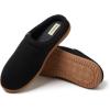 imageDearfoams Mens Case Casual Clog SlipperBlack