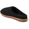 imageDearfoams Mens Case Casual Clog SlipperBlack