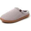 imageDearfoams Mens Case Casual Clog SlipperGrey