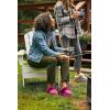 imageDearfoams Womens Fireside Melton Genuine Shearling Shearling Platform Slippers ScuffFuchsia Pink Platform
