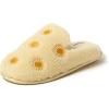 imageDearfoams Womens Fuzzy Mom Easter Valentines Mothers Day SlippersYellow