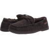 imageDearfoams Gifts for Men Dad Brother Husband  Mens Moccasin Slippers  Breathable Memory Foam Toby Mens SlipperBrown Plaid