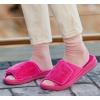 imageDearfoams Womens Adjustable IndoorOutdoor Machine Washable Memory Foam SlideWhite