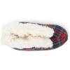 imageDearfoams Womens Zoey Lounge Duvet Bootie SlipperRed Plaid