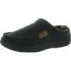 imageDearfoams Mens Brendan IndoorOutdoor Breathable Memory Foam Clog House Shoe with Wide WidthsDark Black
