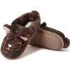 imageDearfoams UnisexChild Kids Toddlers Whimsical Animal Critter Washable SlipperCat
