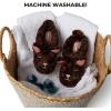 imageDearfoams UnisexChild Kids Toddlers Whimsical Animal Critter Washable SlipperCat