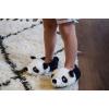 imageDearfoams UnisexChild Kids Toddlers Whimsical Animal Critter Washable SlipperPanda Bear