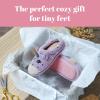 imageDearfoams UnisexChild Kids Toddlers Whimsical Animal Critter Washable SlipperPurple Unicorn