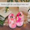 imageDearfoams UnisexChild Kids Toddlers Whimsical Animal Critter Washable SlipperUnicorn