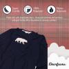 imageDearfoams Kids 2Piece Loose Fit Pajama SetMenscozy Bear