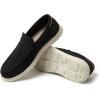 imageDearfoams Mens Rollins Slip on Shoe Comfortable Lightweight Machine Washable with Arch Support LoaferBlack