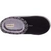 imageDearfoams Mens Warner IndoorOutdoor Memory Foam Comfort Clog SlipperBlack