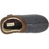 imageDearfoams Mens Warner IndoorOutdoor Memory Foam Comfort Clog SlipperGrey