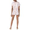 imageDearfoams Womens 2Piece Pajama Set Soft ampamp Comfortable Nightwear for Adults Top ampamp Bottom DuoPeace Love Coffee