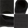 imageDearfoams Womens IndoorOutdoor Memory Foam Darcy Microfiber Velour Clog Wide Widths Slipper Smokey Purple MediumBlack