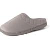 imageDearfoams Womens IndoorOutdoor Memory Foam Darcy Microfiber Velour Clog Wide Widths Slipper Smokey Purple MediumSleet